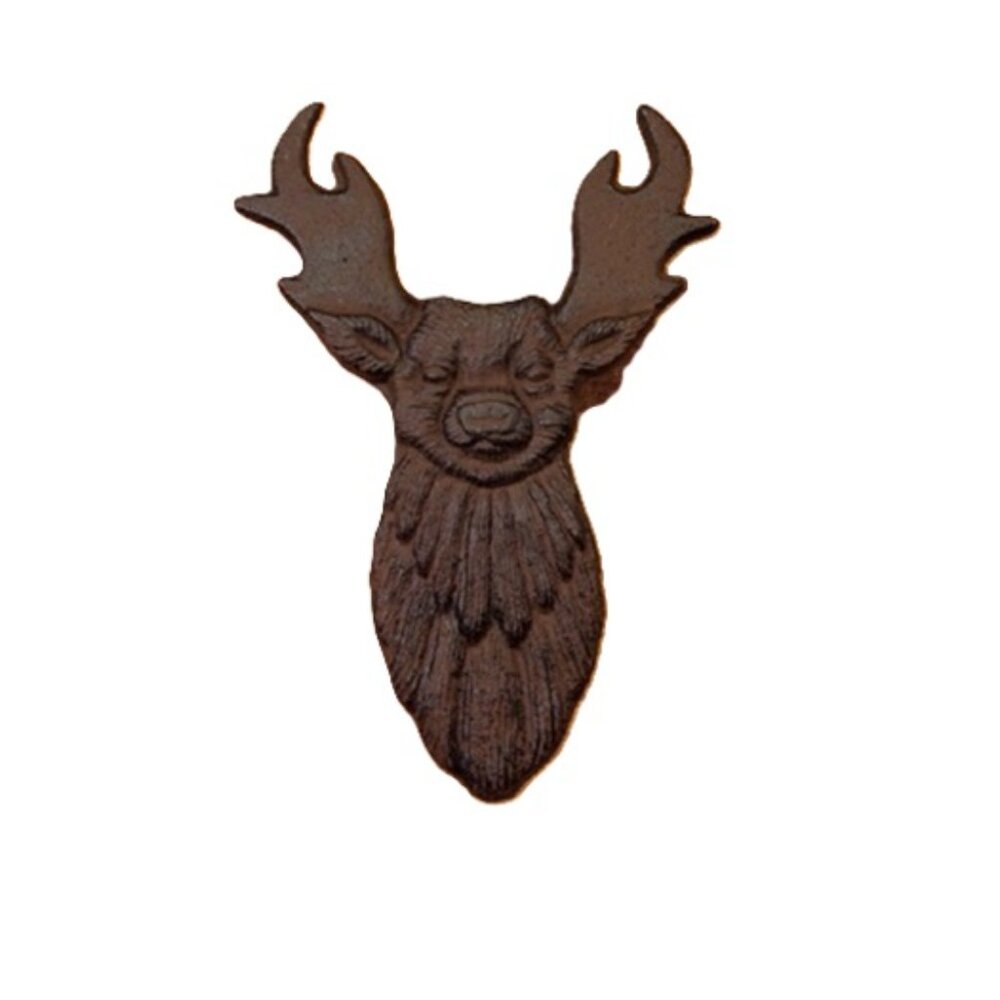 Deer Doorstop Rustic Cast Iron 10 3/4" long by 7 1/2" wide 0170-05637